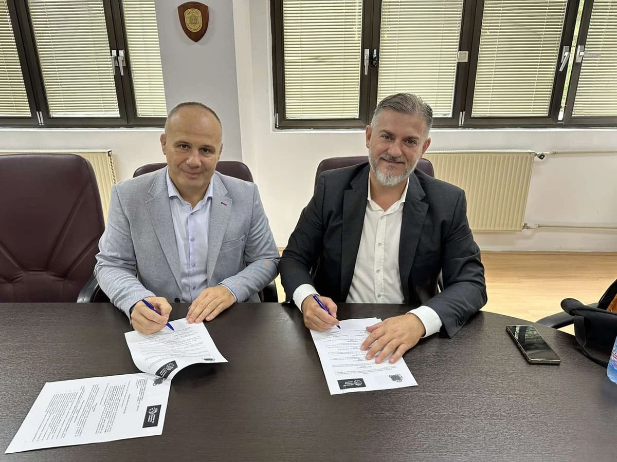 Memorandum of Cooperation signing ceremony between Faculty of Security and CSS-Skopje