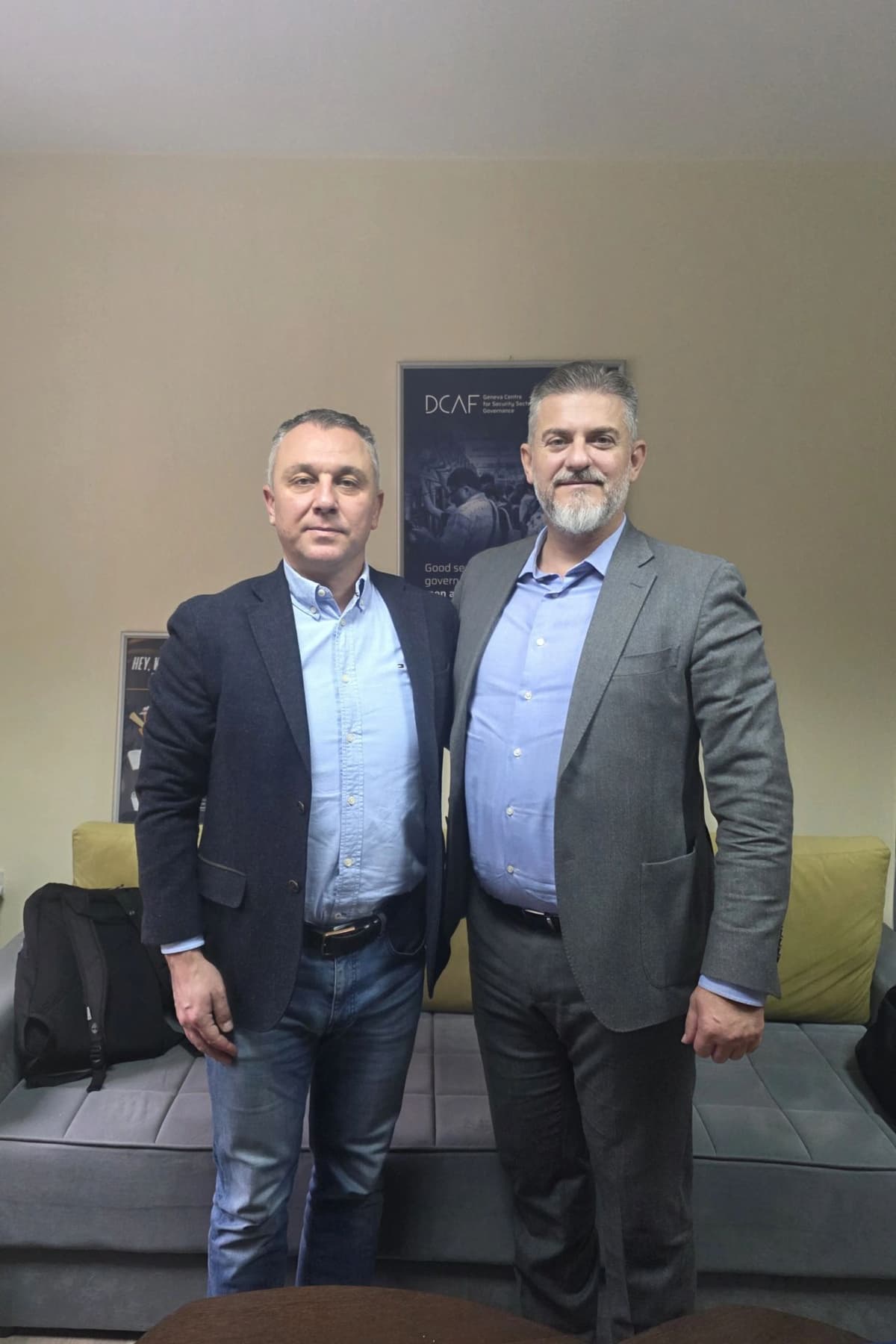 Meeting with Vlado Gjerdovski, Head of DCAF Skopje Office